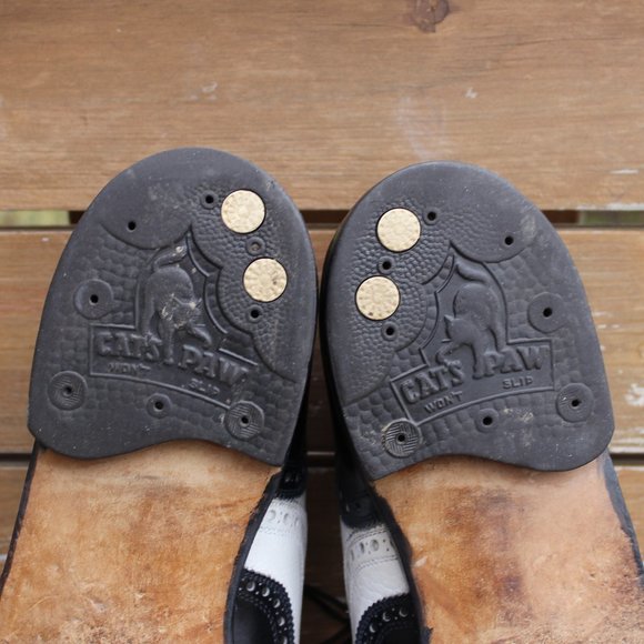 VTG Allen Edmonds Black & White Spectator Wingtips - Picture 13 of 13